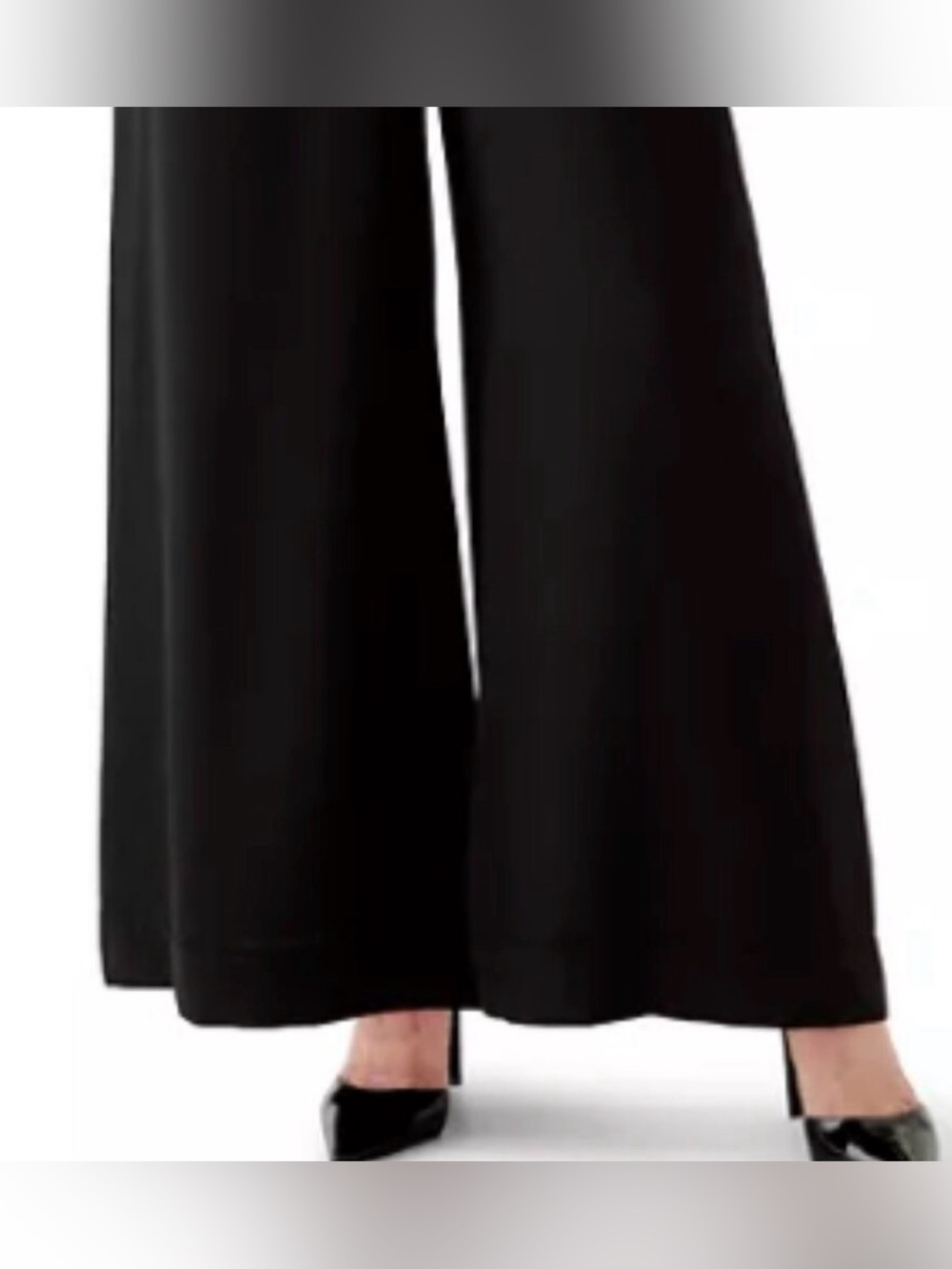Vince Camuto Palazzo Wide Leg Drape Pants Pockets Size 16 W Elegant Dressy NWT
